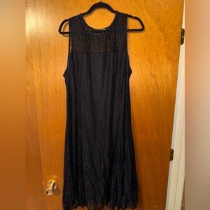 Elegant Black Lace Dress